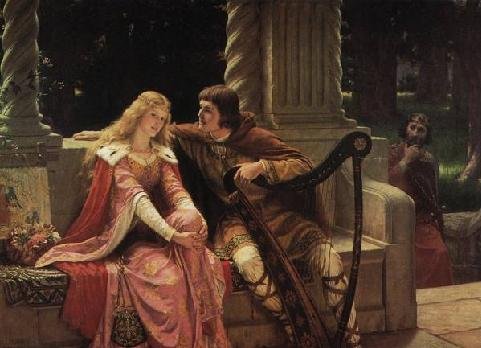 Isolda y Tristán el arpista