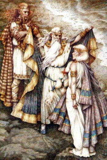 Fand deja a su amante Cú Chulainn