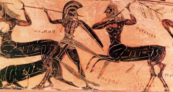 El mito de los lápitas contra los centauros en la mitología griega