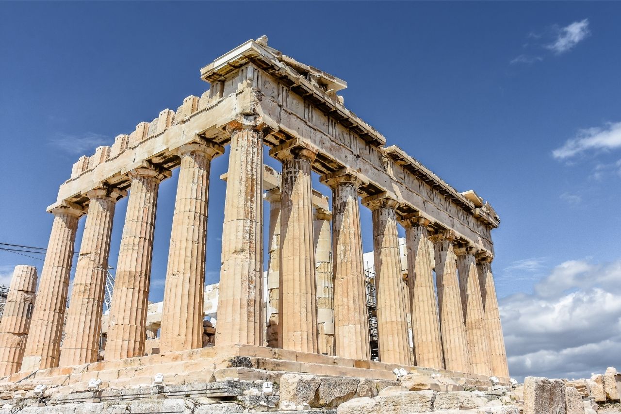 La Acrópolis de Atenas, el templo de Atenea