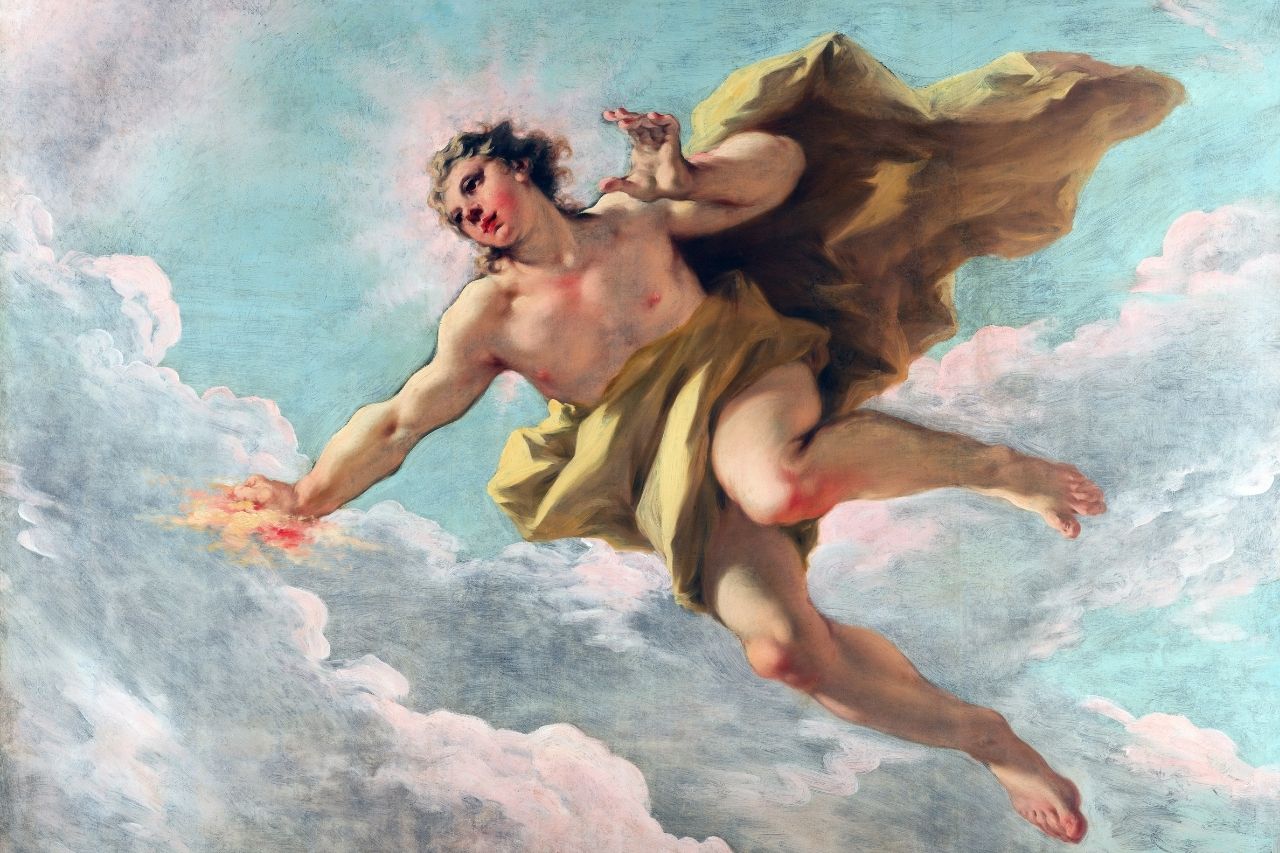 Apolo óleo sobre lienzo