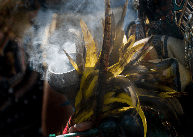 Ceremonia azteca dedicada a Chalchiuhtlicue, diosa azteca del agua