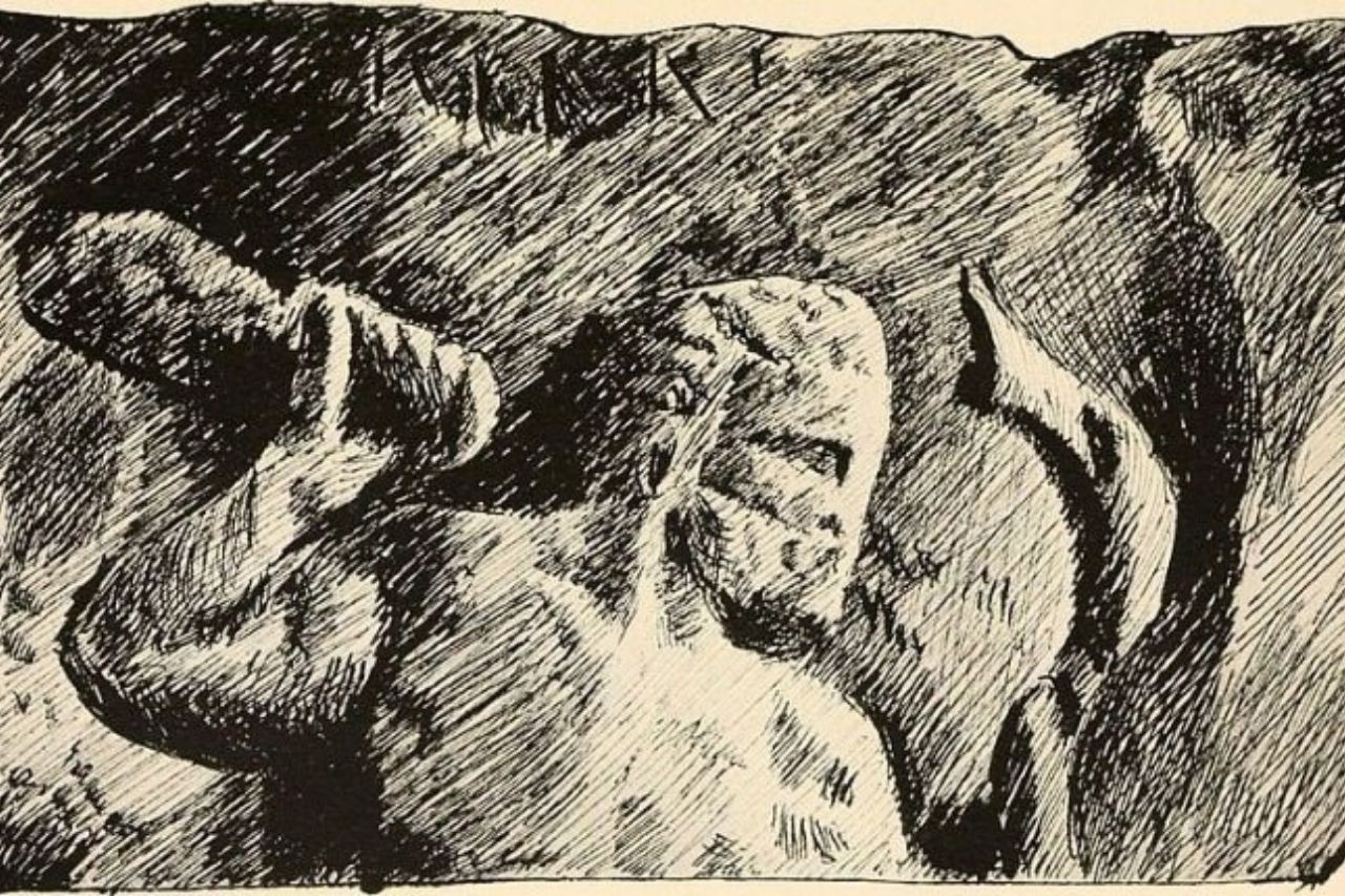 Dagda con su bastón