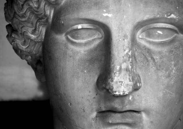 Rostro de Juno, reina romana de los dioses