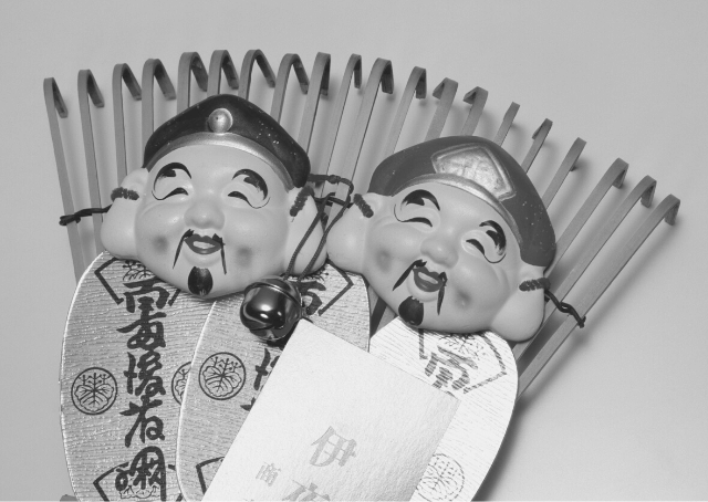 Mini escultura de Daikokuten, uno de los siete dioses de la fortuna en la mitología japonesa