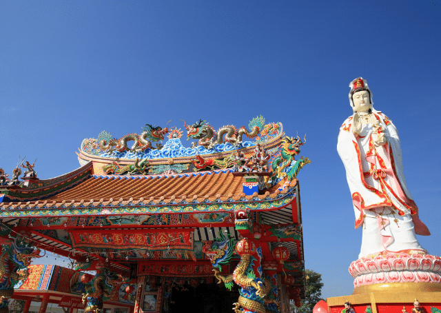 Estatua de la diosa china de la luna Chang'e