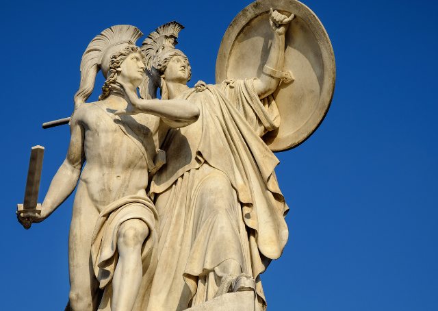 Estatua de los dioses griegos