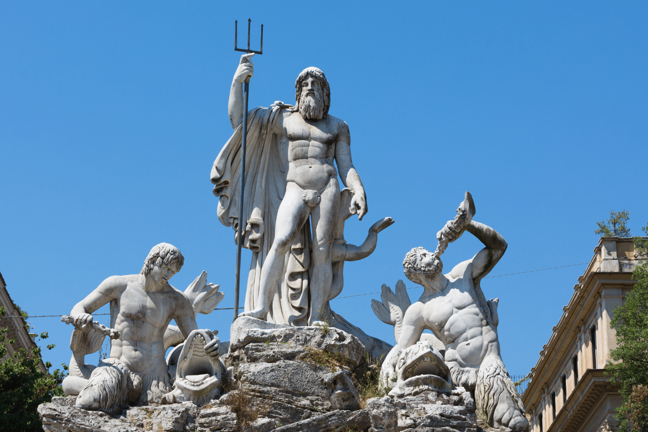 Estatua de dioses romanos