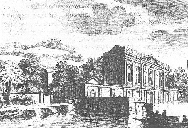 Mosaico romano de comedia de la Villa de Plinio el Joven