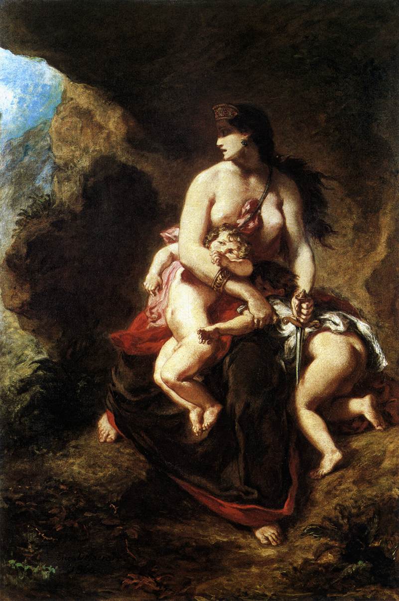 Medea dando muerte a sus hijos