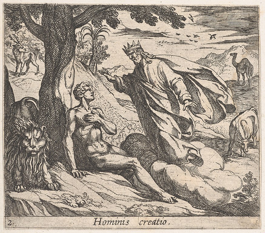 La Creación del Hombre de las Metamorfosis de Ovidio