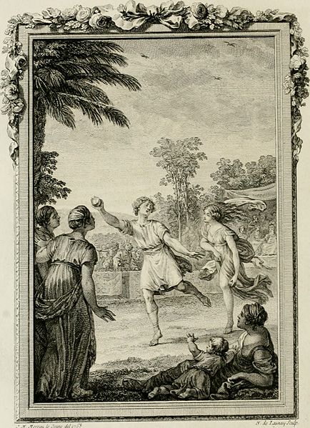 Ilustración inspirada en los Amores de Ovidio