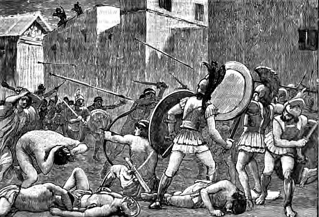 Ilustración de la Guerra del Peloponeso