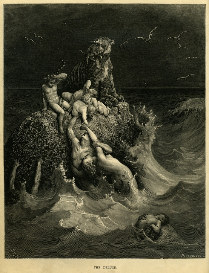 el diluvio, lámina I