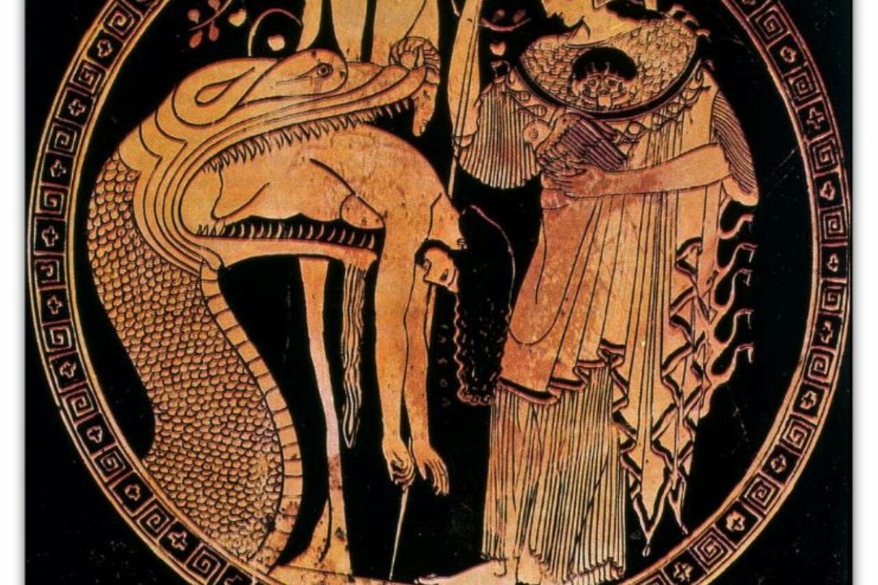 Campe: La dragona guardiana del Tártaro