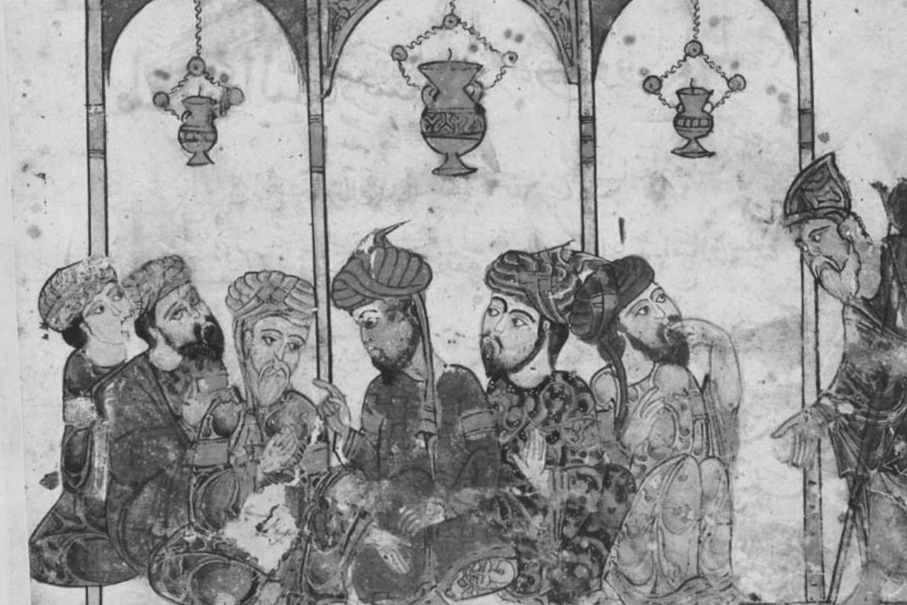 A Qadi a Sharia law judge illustration