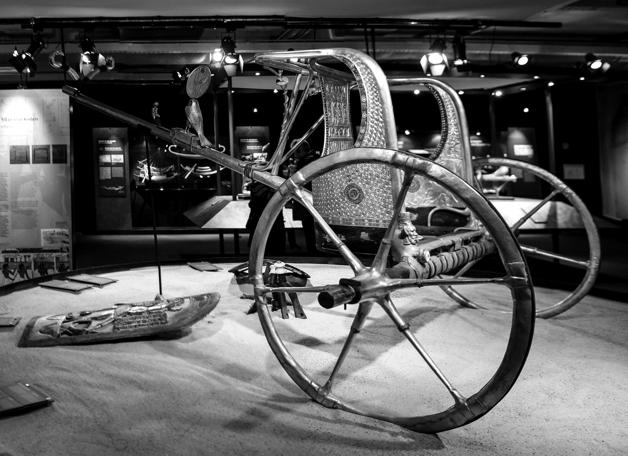 Carros de faraones del antiguo Egipto Museo de El Cairo