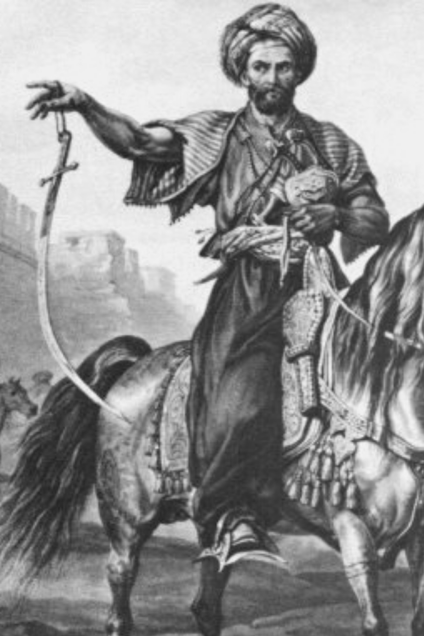Baibars en su caballo