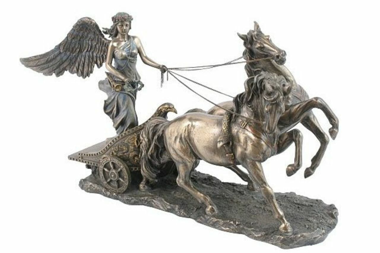 Bia Greek goddess depiction from Greek mythology