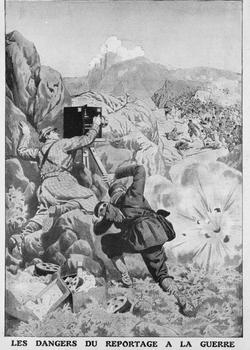 Camarógrafo durante la primera Guerra Balcánica