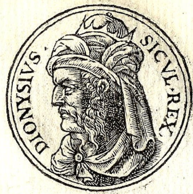 moneda de Dionisio I de Siracusa, Guillaume Rouillé, 1553