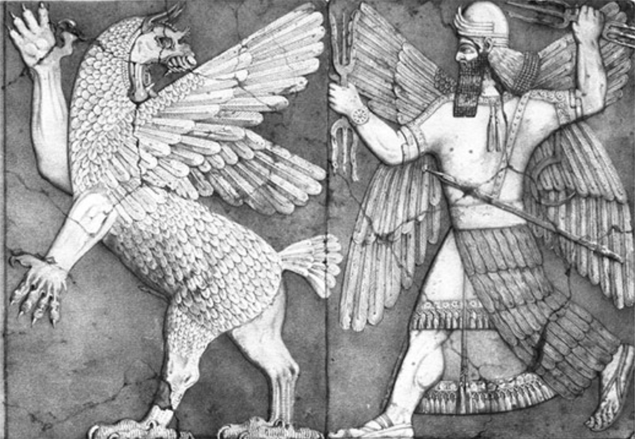 El Pájaro Anzu: Explorando un Monstruo de la Antigua Mesopotamia