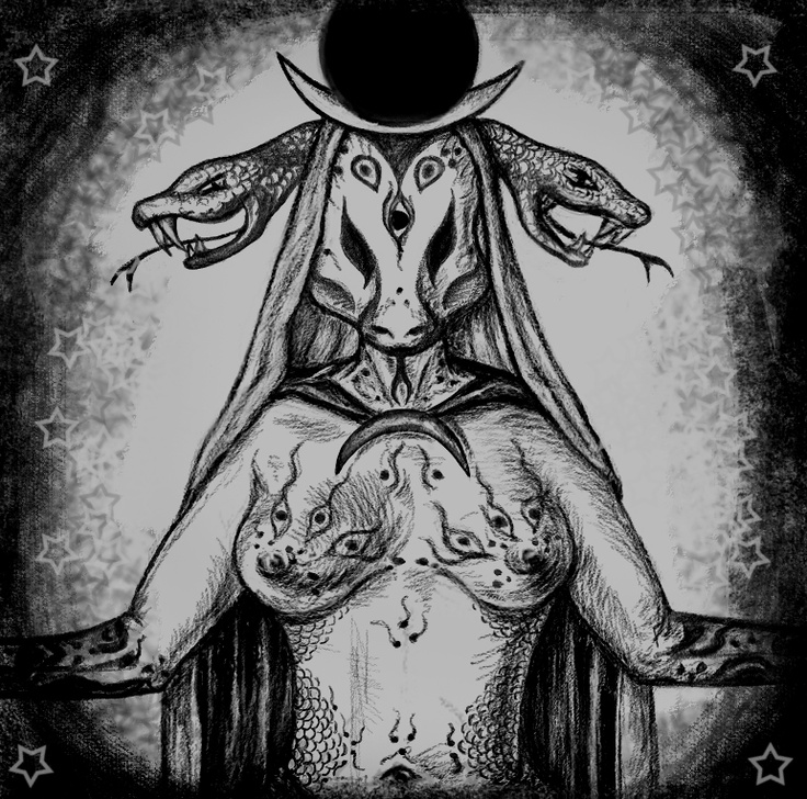 Ilustración de Heqet Hécate