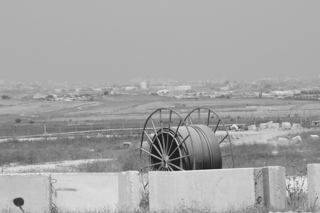 Cable telefónico militar israelí en la Franja de Gaza