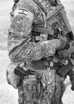 Soldado de tropas israelíes