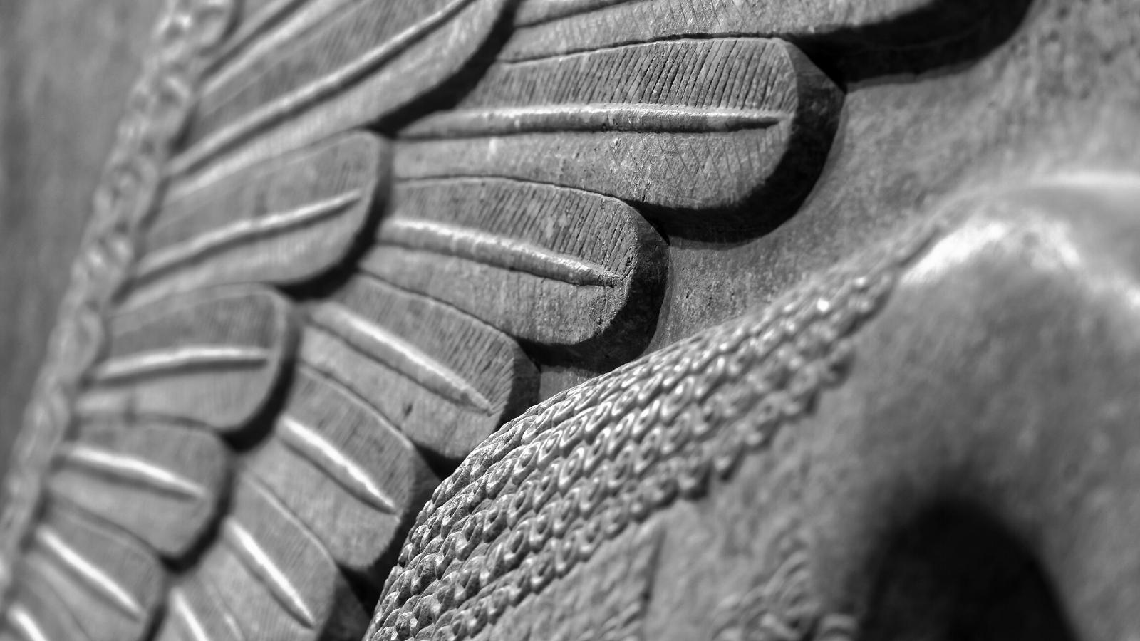 Detalle del ala de Lamassu