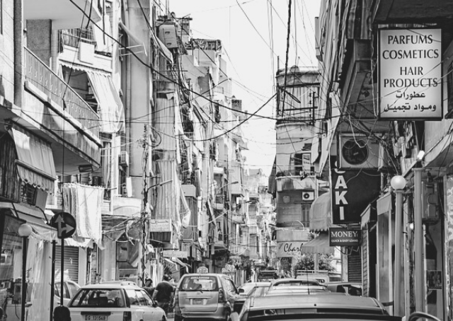 Pueblo libanés en Beirut