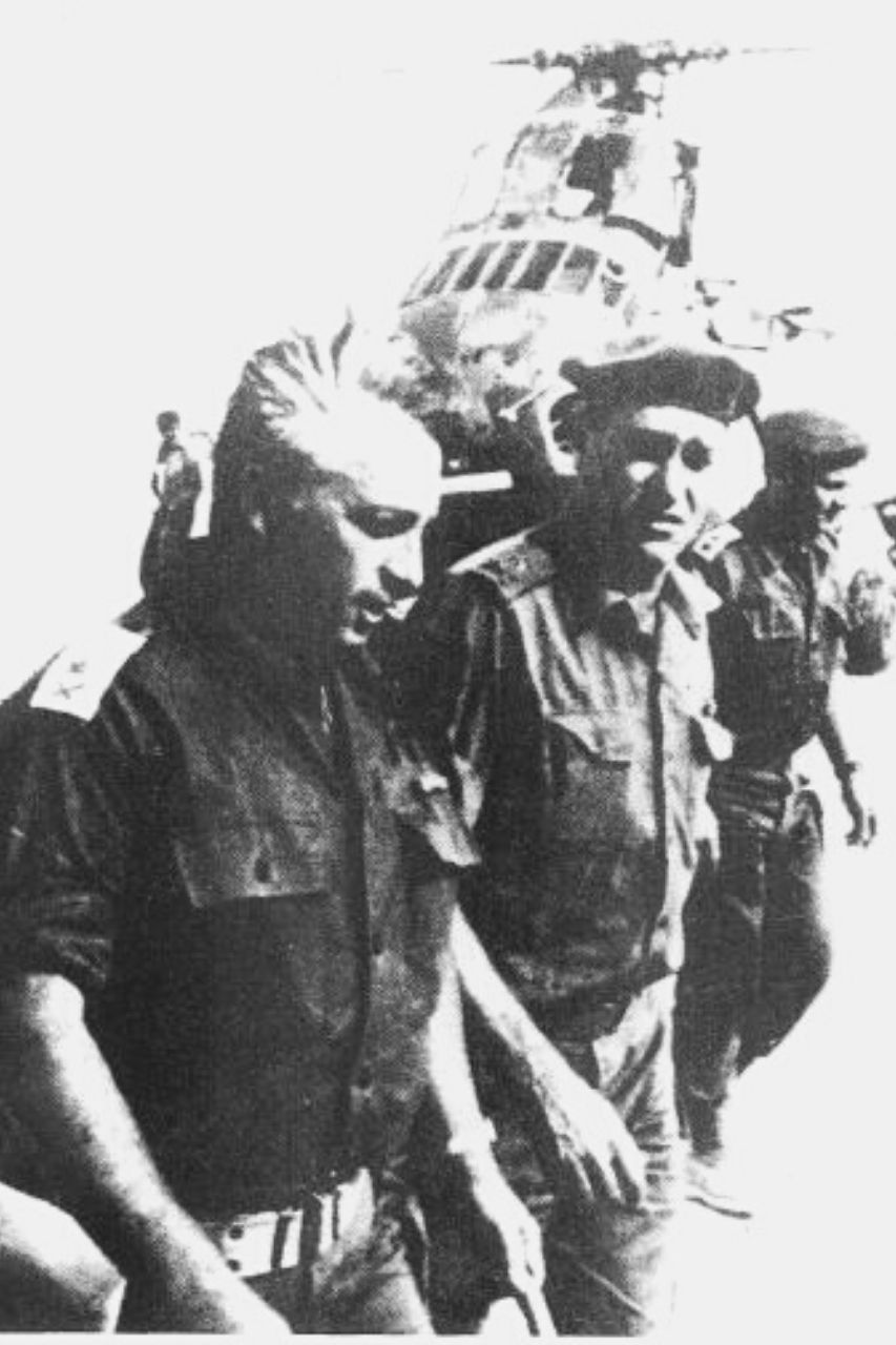 General de división Ariel Sharon durante la Batalla de Abu Ageila