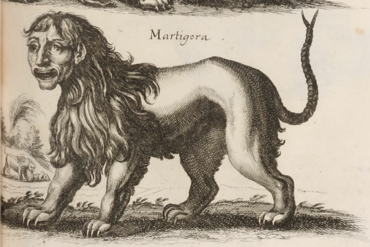 Mánticora vs Quimera: Las dos criaturas híbridas de las antiguas mitologías