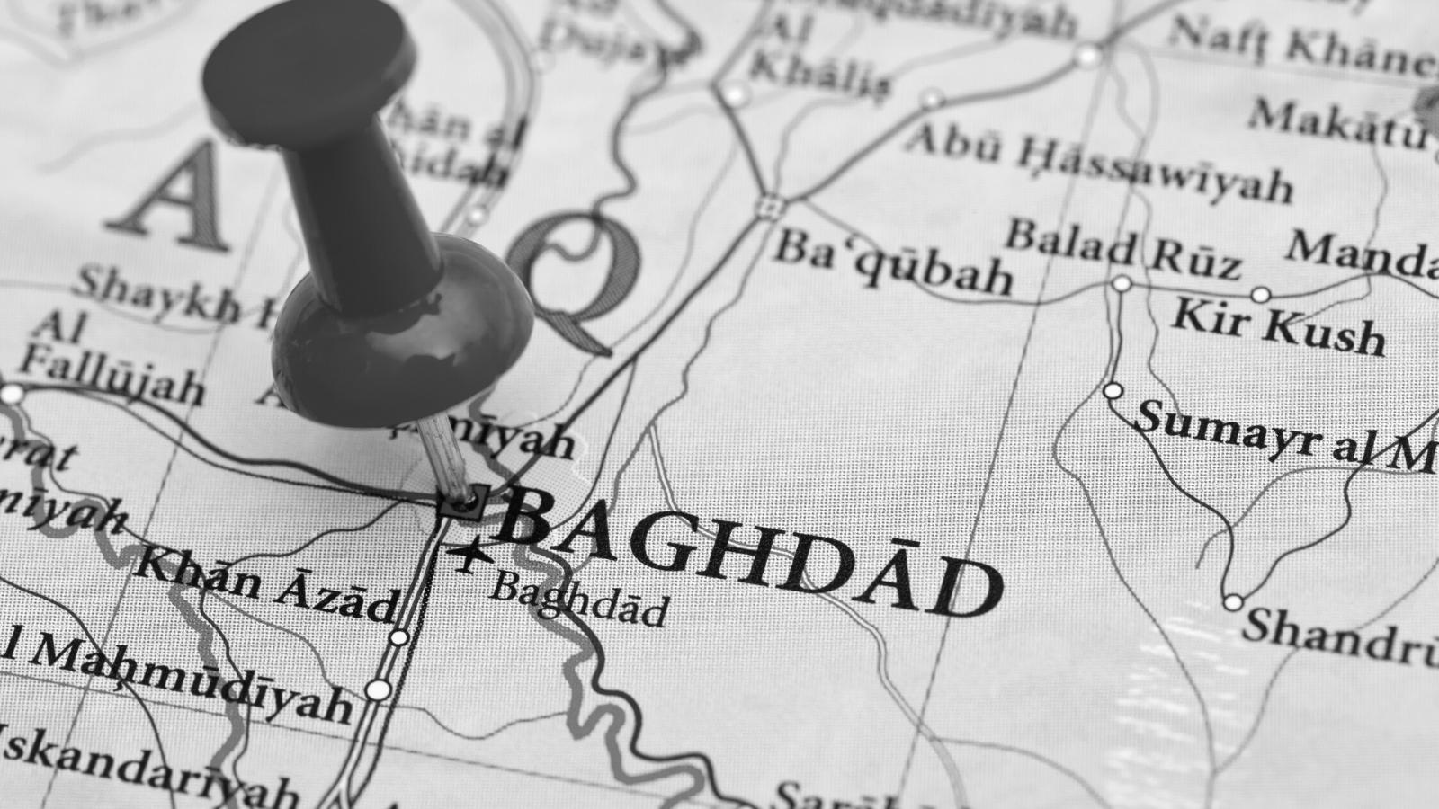 Mapa de Bagdad
