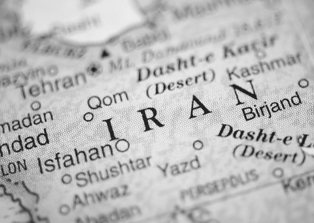 Map of modern-day Iran