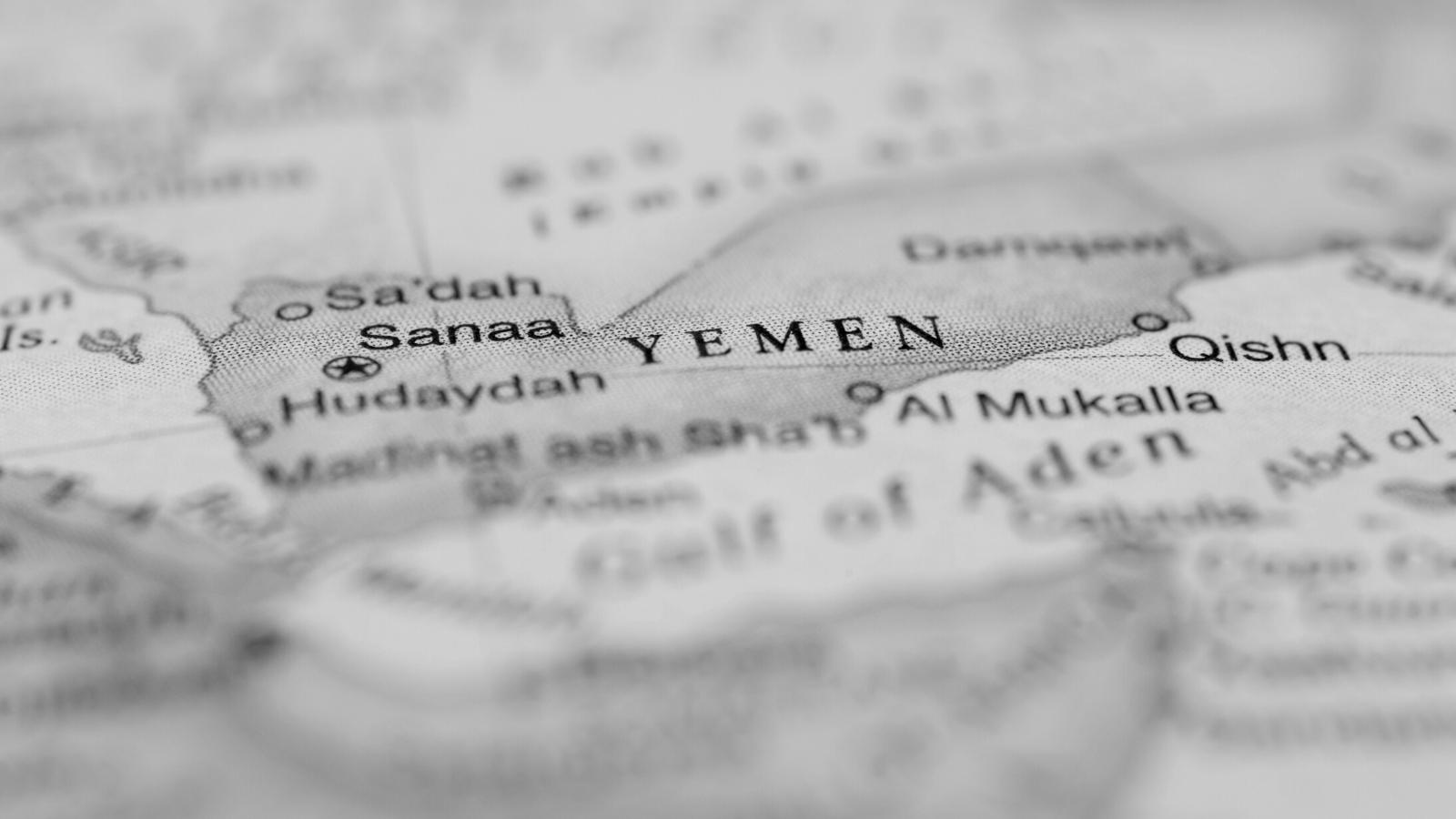 Mapa de Yemen