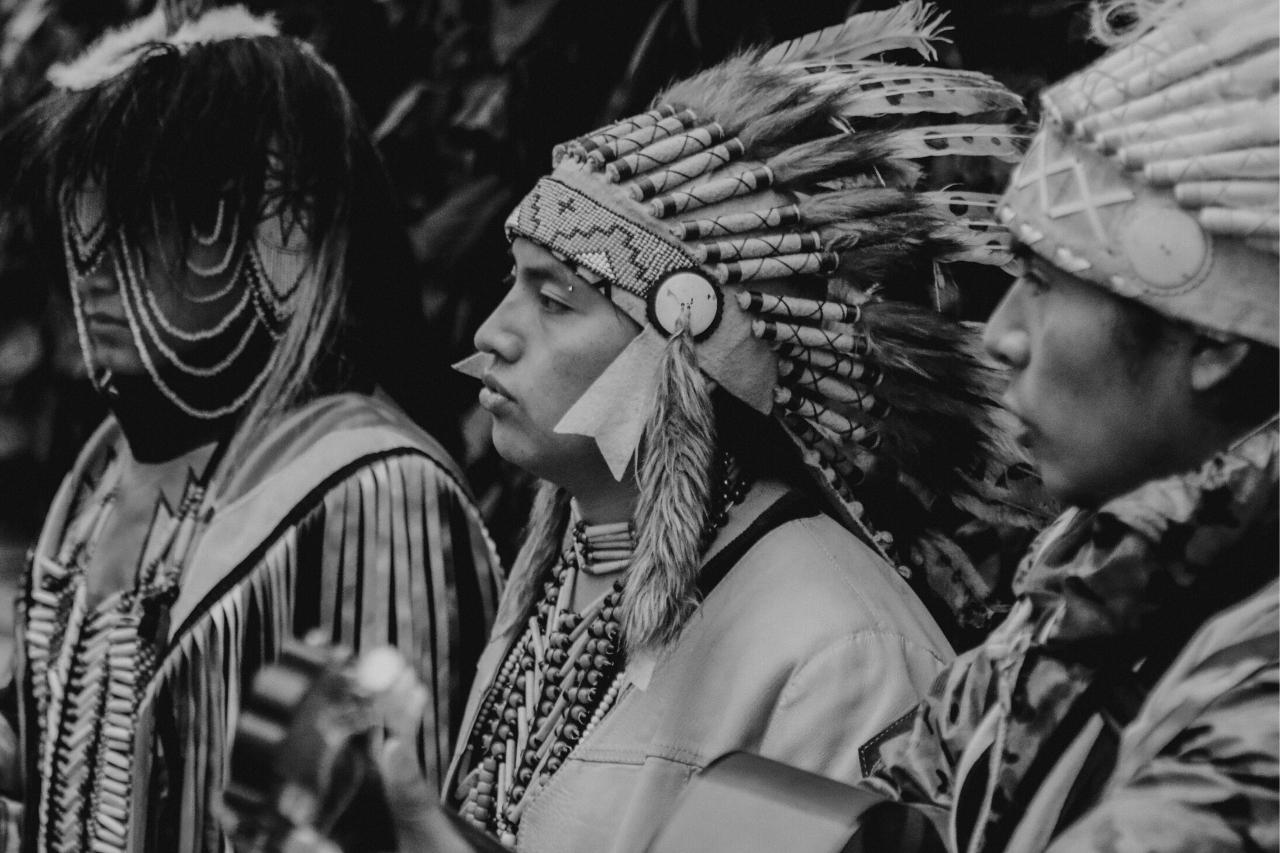Vello facial de nativos americanos