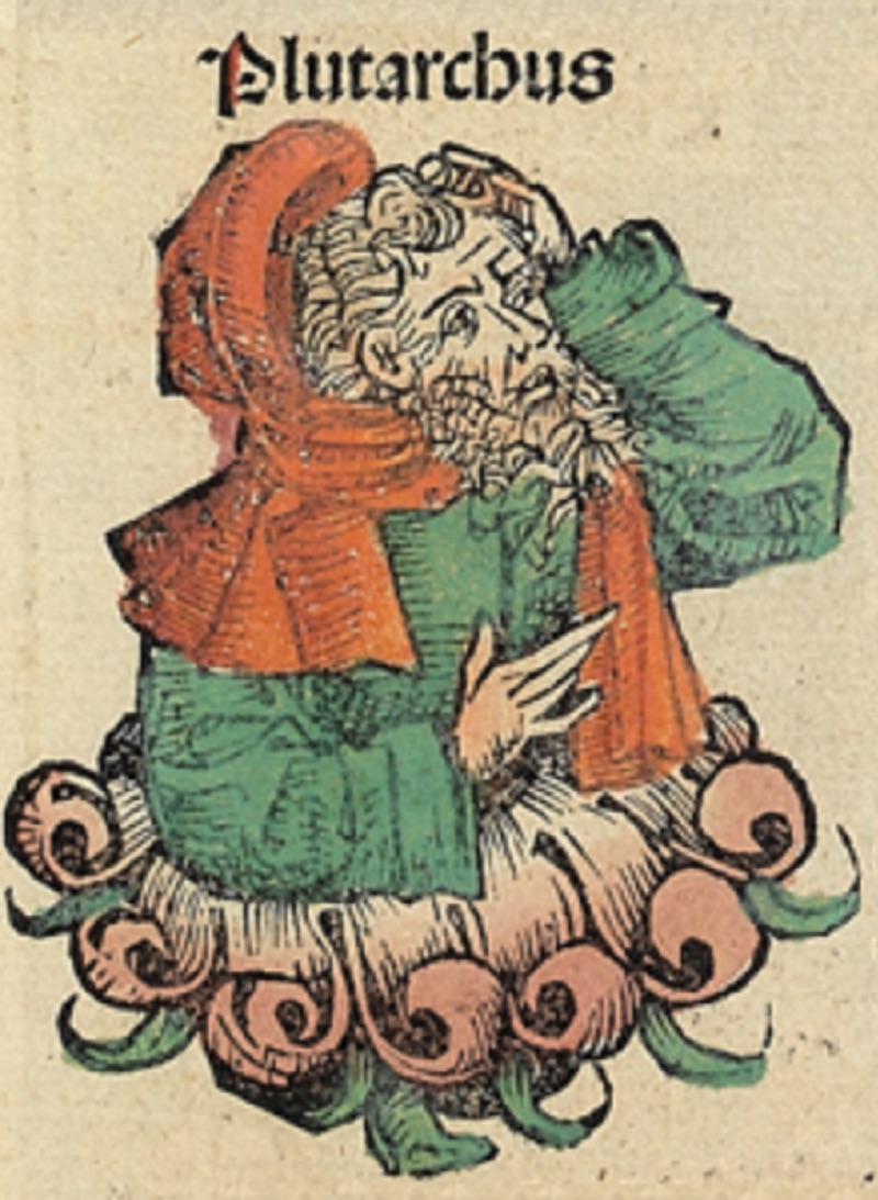 Ilustración de Plutarco de las Crónicas de Núremberg