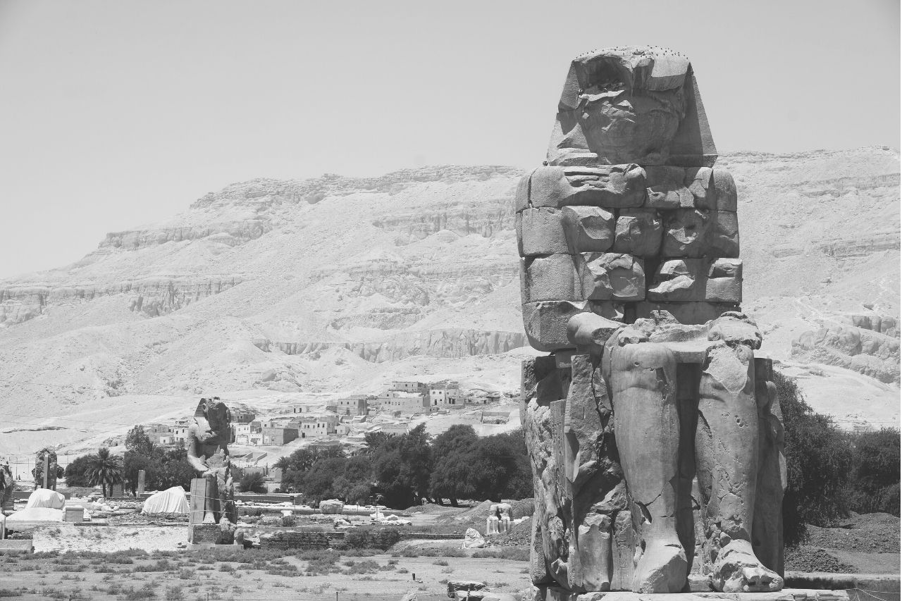 Escultura de faraón