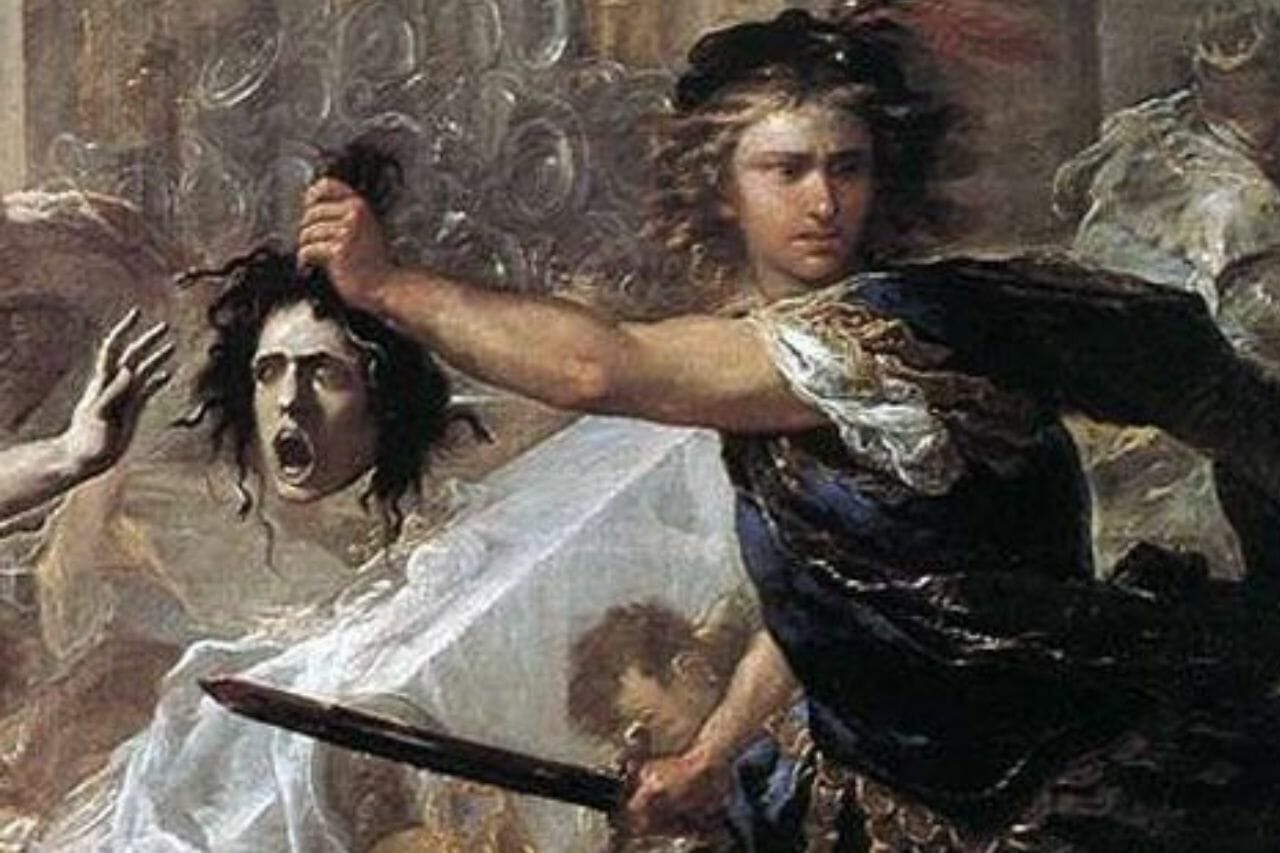 Polidectes y la cabeza de Medusa en la mitología griega