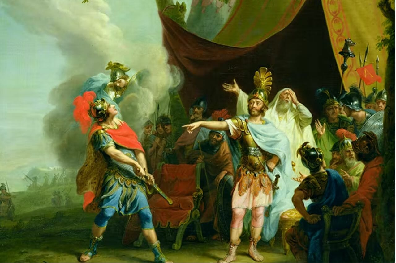 The role of pride in the Iliad: Greek warriors