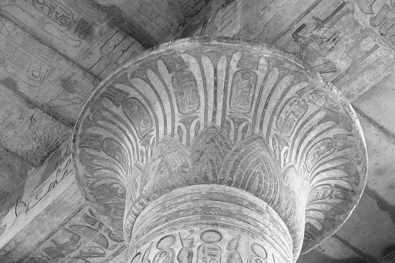 Detalle del templo del Ramesseum