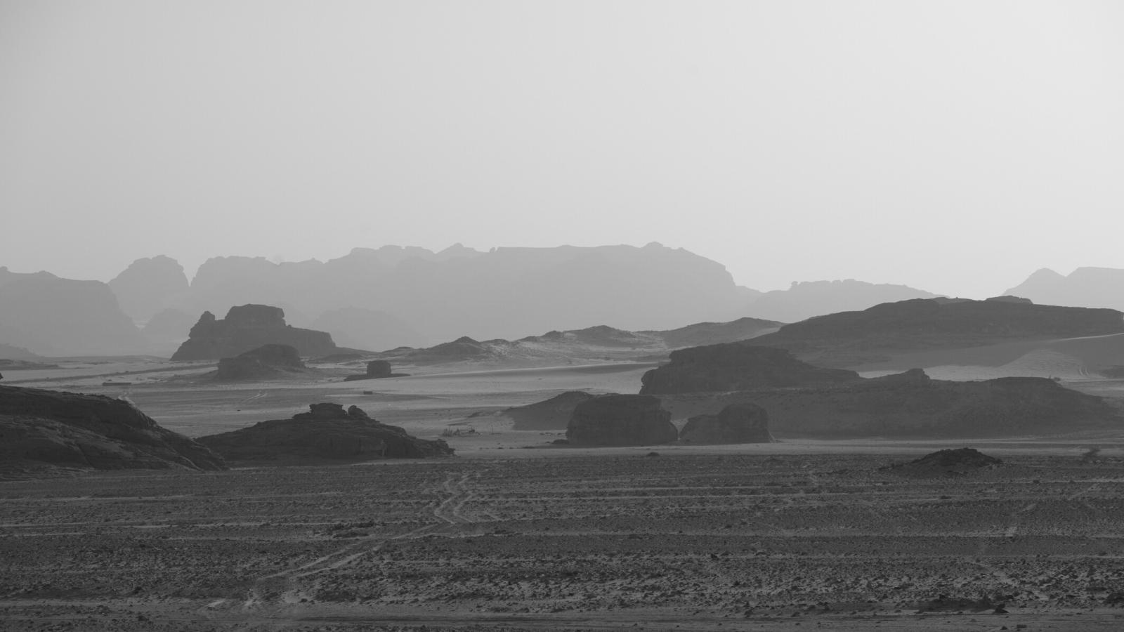 Atardecer en el desierto del Sinaí