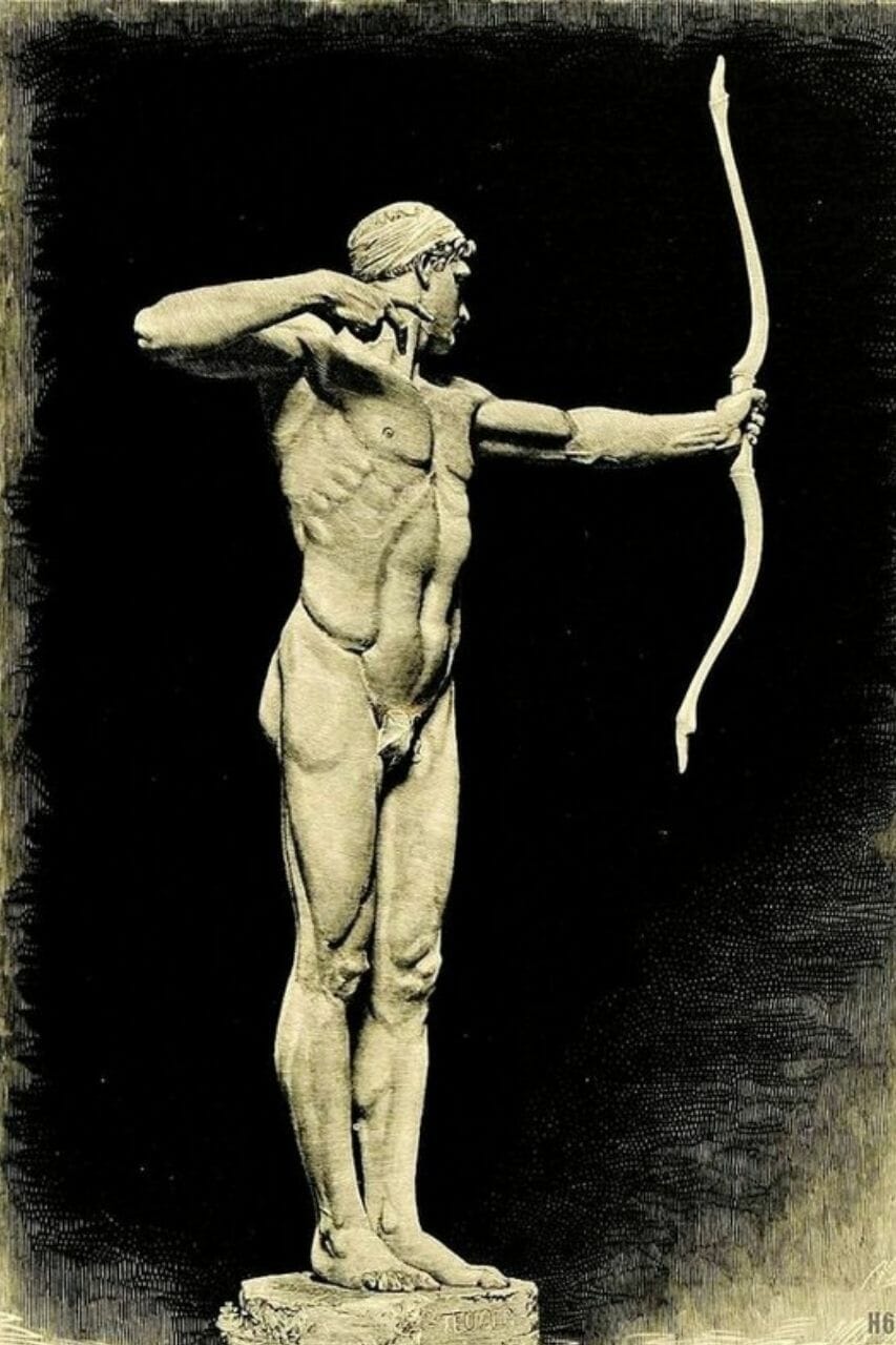 Teucer el guerrero - el héroe griego con su arco en la mitología
