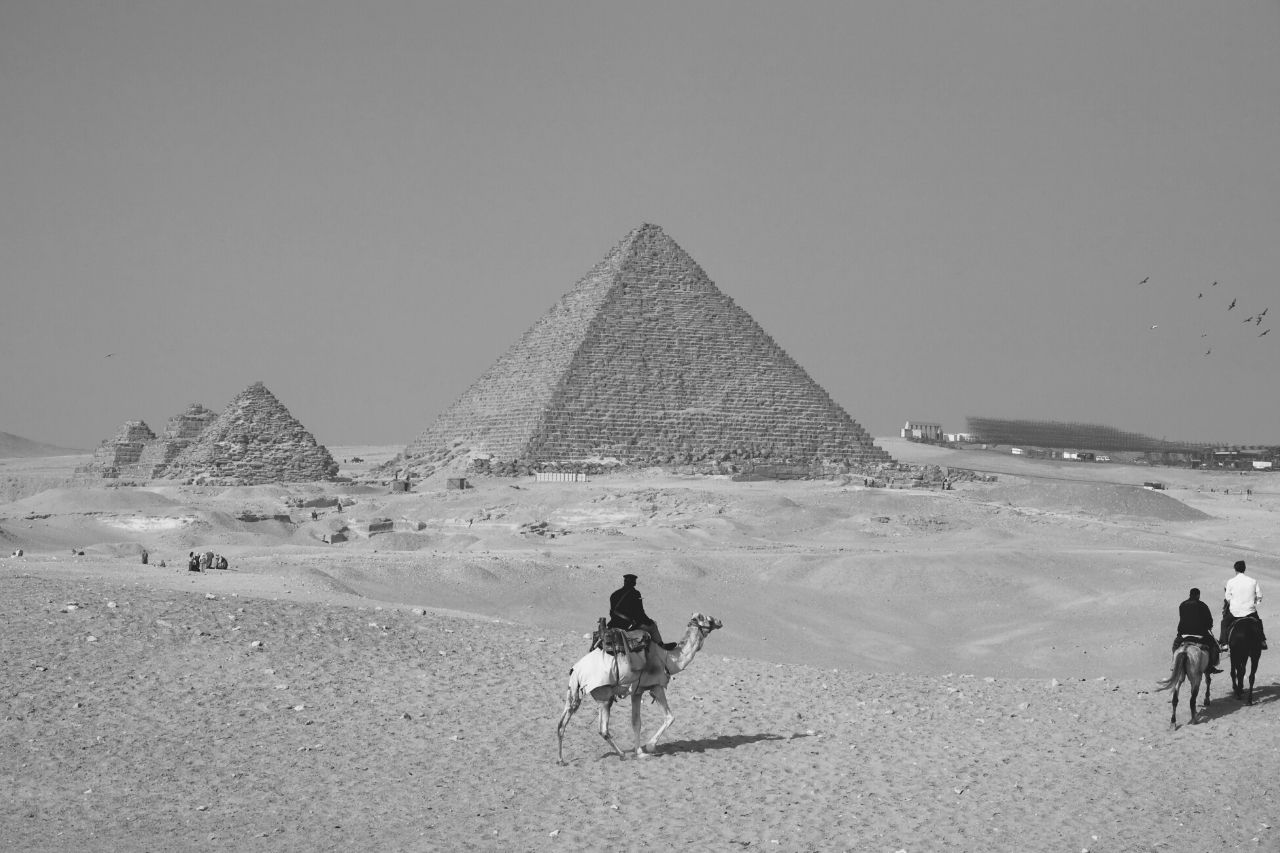 El imperio egipcio las Grandes Pirámides de Giza
