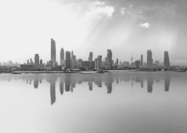 Vista de la ciudad de Kuwait